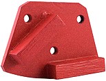 Zeige Details für Bodenschleifsegment ROT M8 40/50er Korn ECO
 Bild von Bodenschleifsegment ROT M8 40/50er Korn ECO
