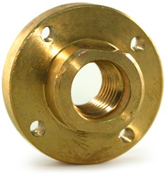 Zeige Details für Messing-Flansch Ø39mm / M14IG Bild von Messing-Flansch Ø39mm / M14IG